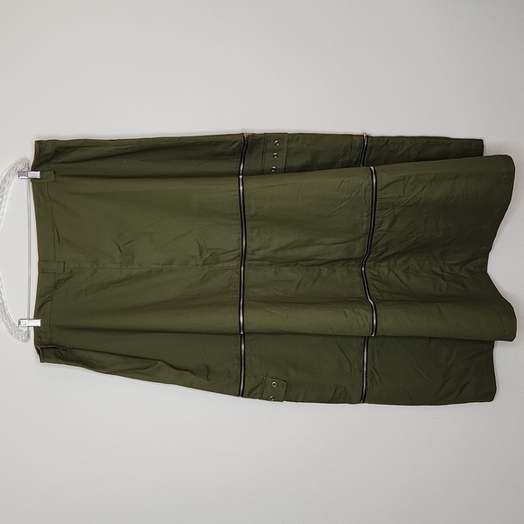 Hot Topic Social Collision Green Zip-Off Maxi Skirt Plus Size - Picture 3 of 16